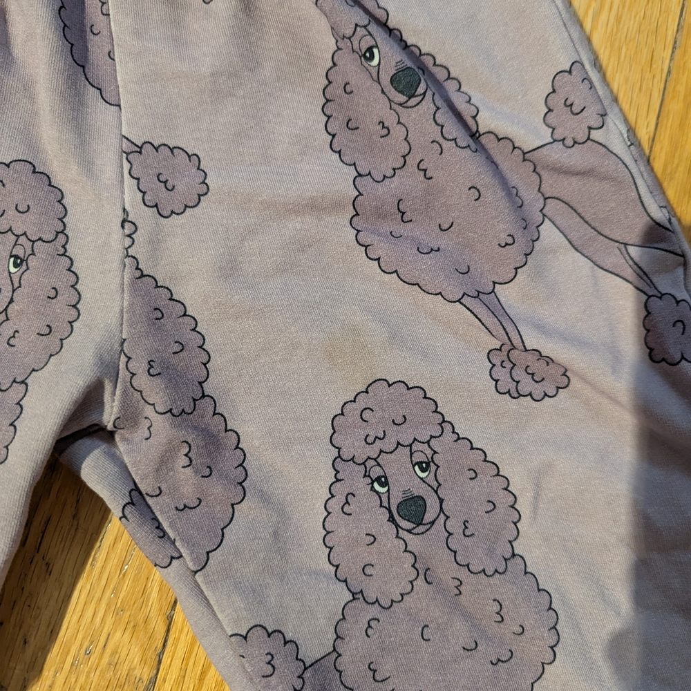 Dear Sophie Culottes with Poodle Print - Purple - Picture 4 of 4
